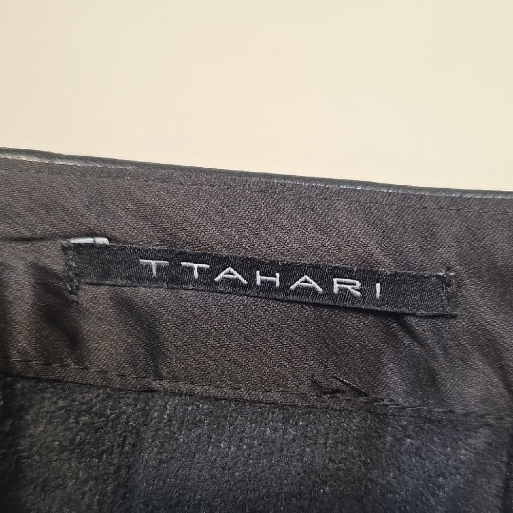T Tahari Black A-Line Skirt - Picture 3 of 4